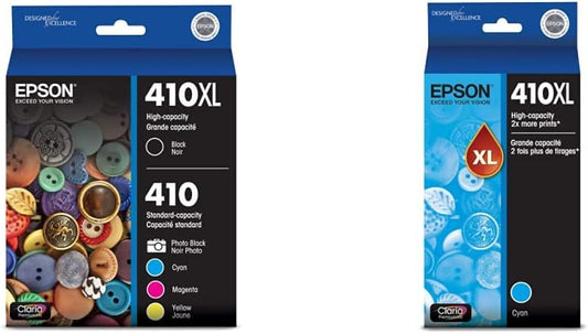 Epson 410 Claria Premium Ink Combo Pack for Vibrant Prints