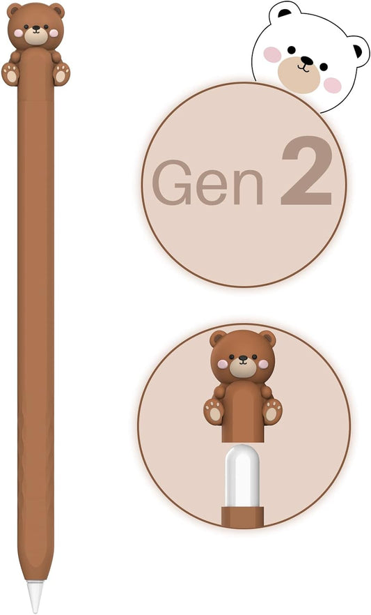 Protective Silicone Apple Pencil 2 Case - Cute Cow Design