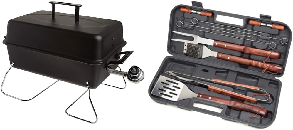 Char-Broil Portable Convective 1-Burner Gas Grill & Tool Set