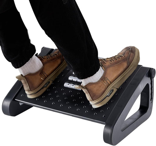 Ergo Foot Rest with Massage Roller - CasaZenith