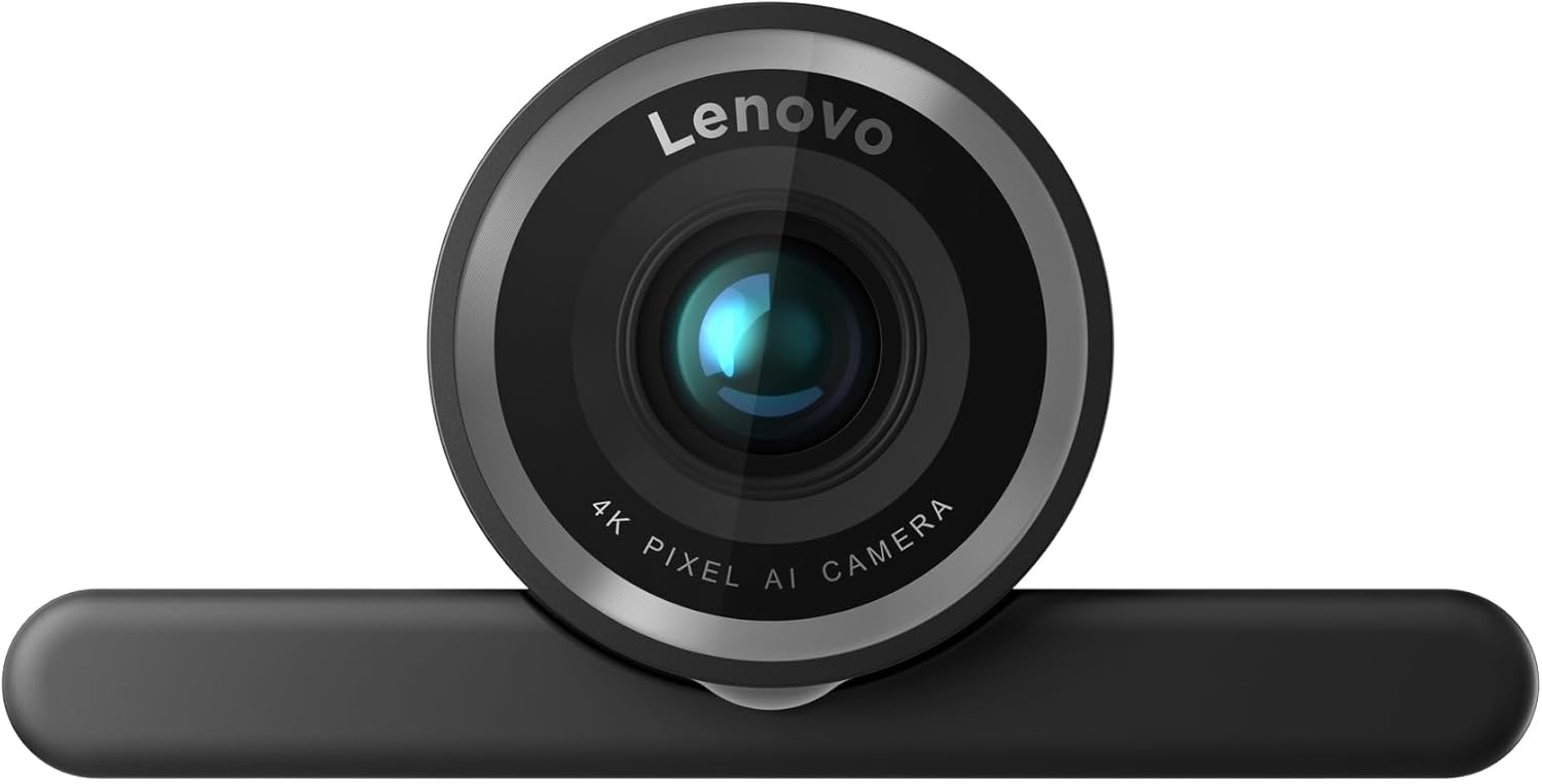 Lenovo 4K Pro Webcam with AI Noise Cancellation and Zoom