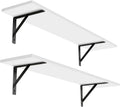 DINZI LVJ Long Wall Shelves Set of 2 - Large Floating Storage Ledges