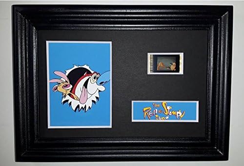 REN AND STIMPY Framed Film Cell Display Collectible Memorabilia