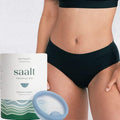 Saalt Menstrual Disc (Blue, Regular) & Cotton Brief Period Underwear