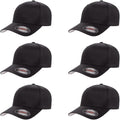 Flexfit Wooly Combed Stretch Fitted Baseball Cap for Men - Structured
