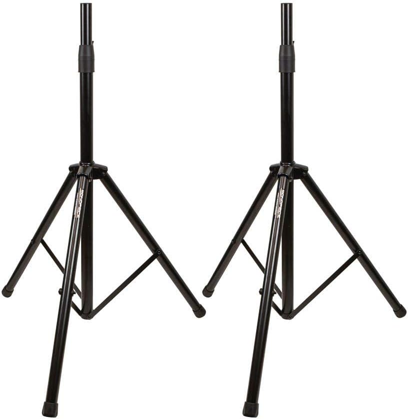 Monoprice PA Speaker Stands with Air Cushion for Heavy Duty Use