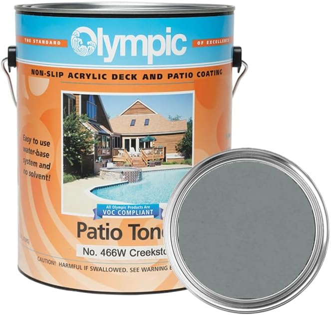 Olympic Patio Tones Creekstone Non-slip Acrylic Deck Coating