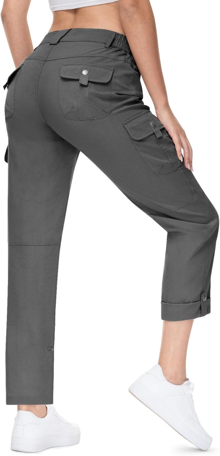 TBMPOY Women's Hiking Pants Quick Dry Convertible Lightweight Travel