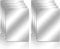 Marsui 100 Pieces Shatter Proof Plastic Mirror Craft 4 x 6 in Tiles