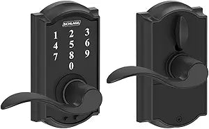 SCHLAGE Touch Camelot Lock with Accent Lever for Security