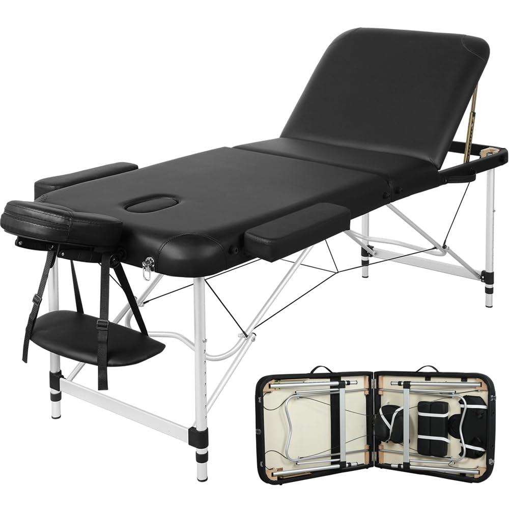 Portable Massage Table for Tattoo and Spa Use - Adjustable Bed
