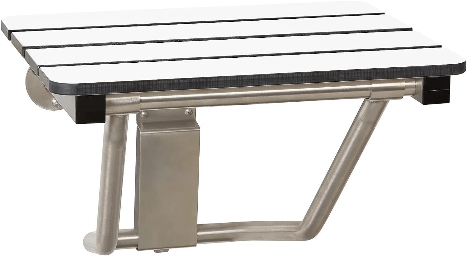 Seachrome 24x15 ADA Folding Shower Bench - Durable Phenolic, Space-Saving Design