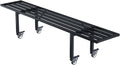 Zhongma One Tier Metal Plant Stand with Wheels - Heavy Duty Display