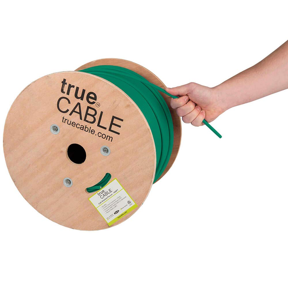 TRUE CABLE Cat6 Plenum Shielded 1000ft Ethernet Cable Review