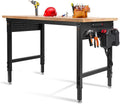 48 in L24W Adjustable Workbench 28-40in Heights - Heavy Duty Work