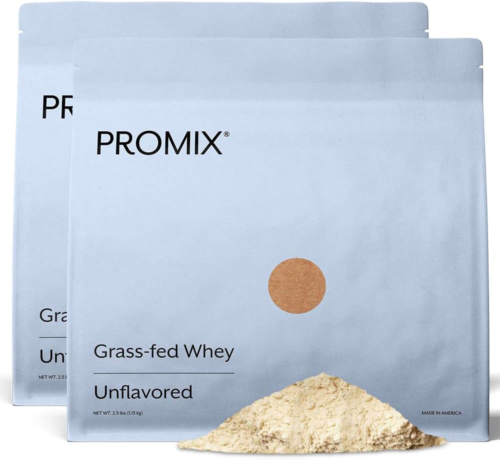 ProMix Nutrition Whey Protein Powder - Unflavored Grass-Fed 5lb