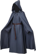 Pagan Tunic Cloak Friar Medieval Cosplay Hood - Wizard Costume