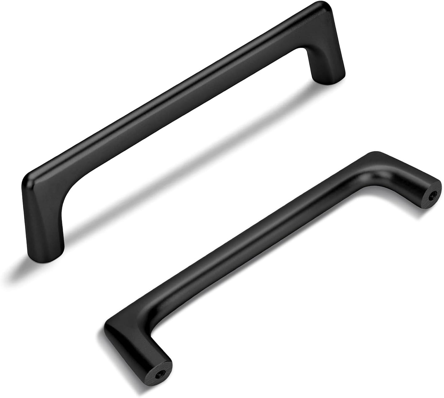 15 Pack 5 Inch Modern Matte Black Cabinet Pulls for Kitchen