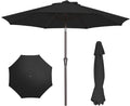 PatioKingdom 9FT Patio Outdoor Umbrella - UPF 50+ Sun Shade and Wind