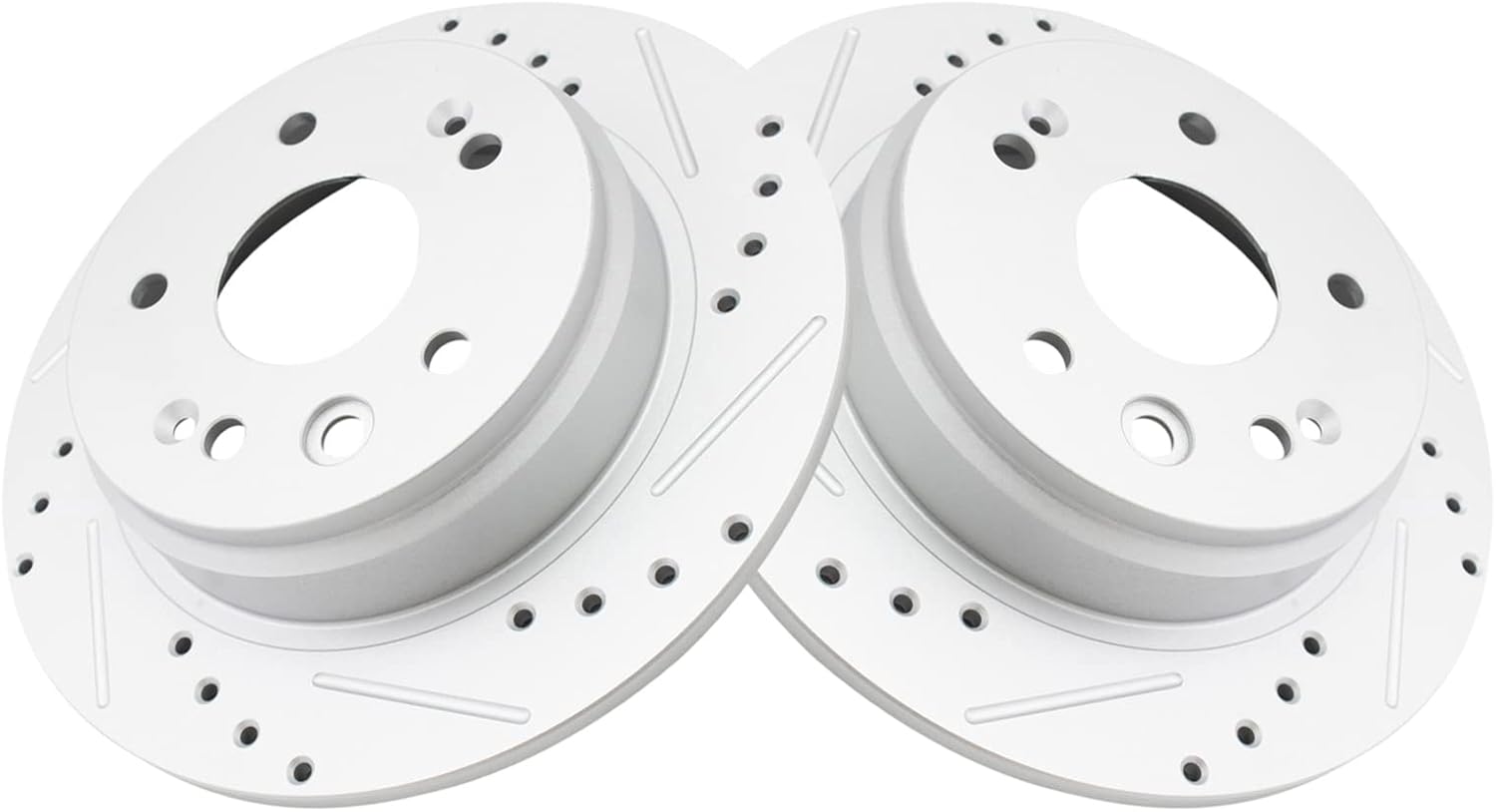 TRQ Rear Performance Brake Rotors Set for Acura TL 1999-2003