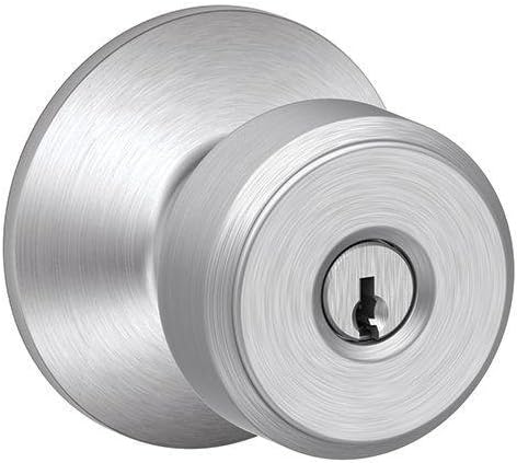 SCHLAGE F51A BWE 626 Bowery Knob Keyed Entry Lock Review