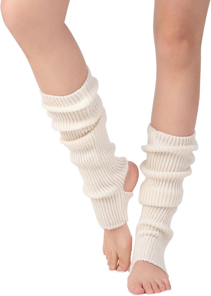 Guojanfon Toeless Yoga Socks - Stylish Leg Warmers
