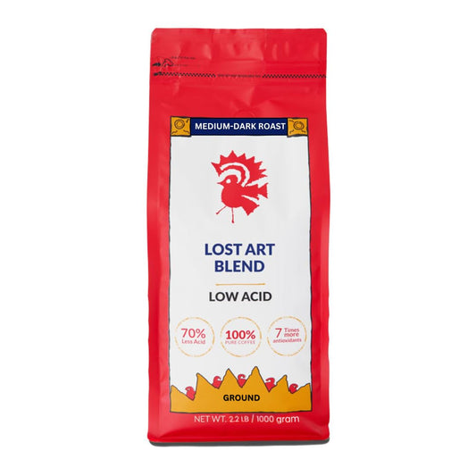 Puroast Low Acid Coffee Ground - Smooth Flavor & High Antioxidants
