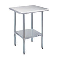 Profeeshaw Stainless Steel Prep Table 24x24 in - Heavy Duty Work Table