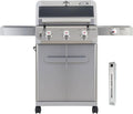 Monument Grills Outdoor Barbecue 3 Burner Propane Grill - Retro Style