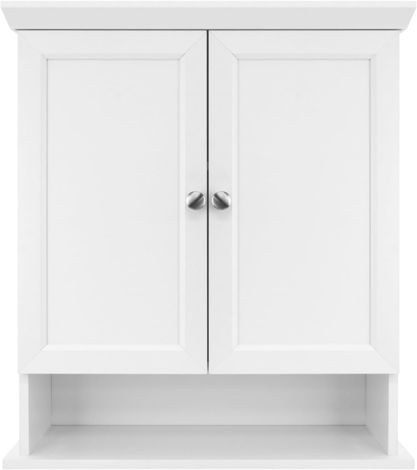 MCS 23x26 White Medicine Cabinet Organizer for Bathroom Storage