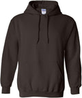 Gildan Mens Heavy Blend Hooded Sweatshirt Dark Chocolate - Warm
