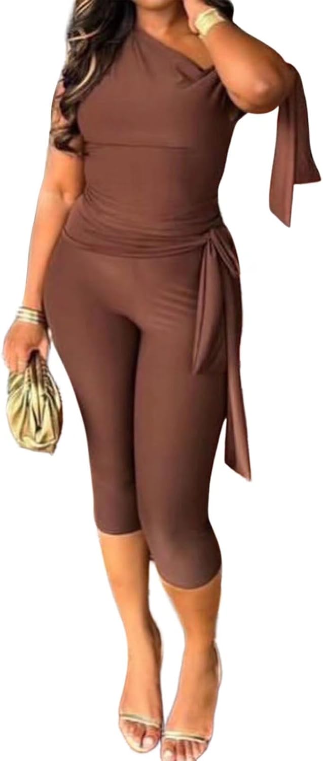 Fastkoala Women's 2 Piece Shorts Sets for Summer 2025 Style