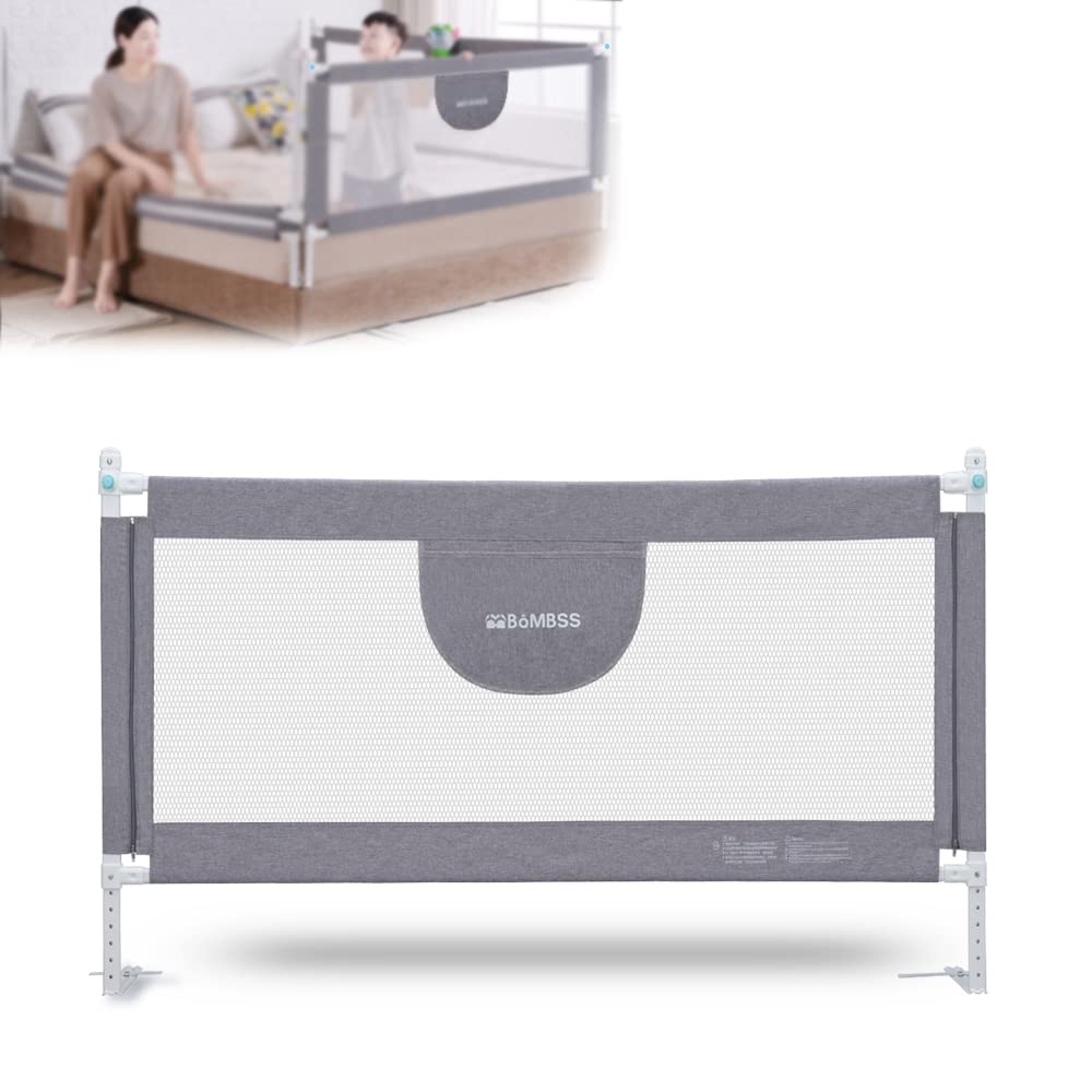 MBQMBSS 58ft' Bed Rail for Toddlers - Safe & Adjustable Guard