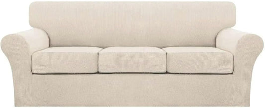Turquoize 4 Piece Couch Cover for 3 Cushion Sofa Slipcovers
