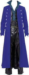 BITSEACOCO Mens Vintage Victorian Steampunk Jacket for Cosplay