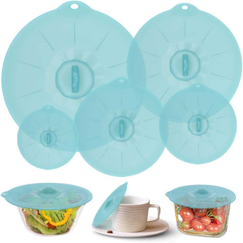 BPA-Free Silicone Suction Lids Set - Versatile Kitchen Covers by ANDYKEN