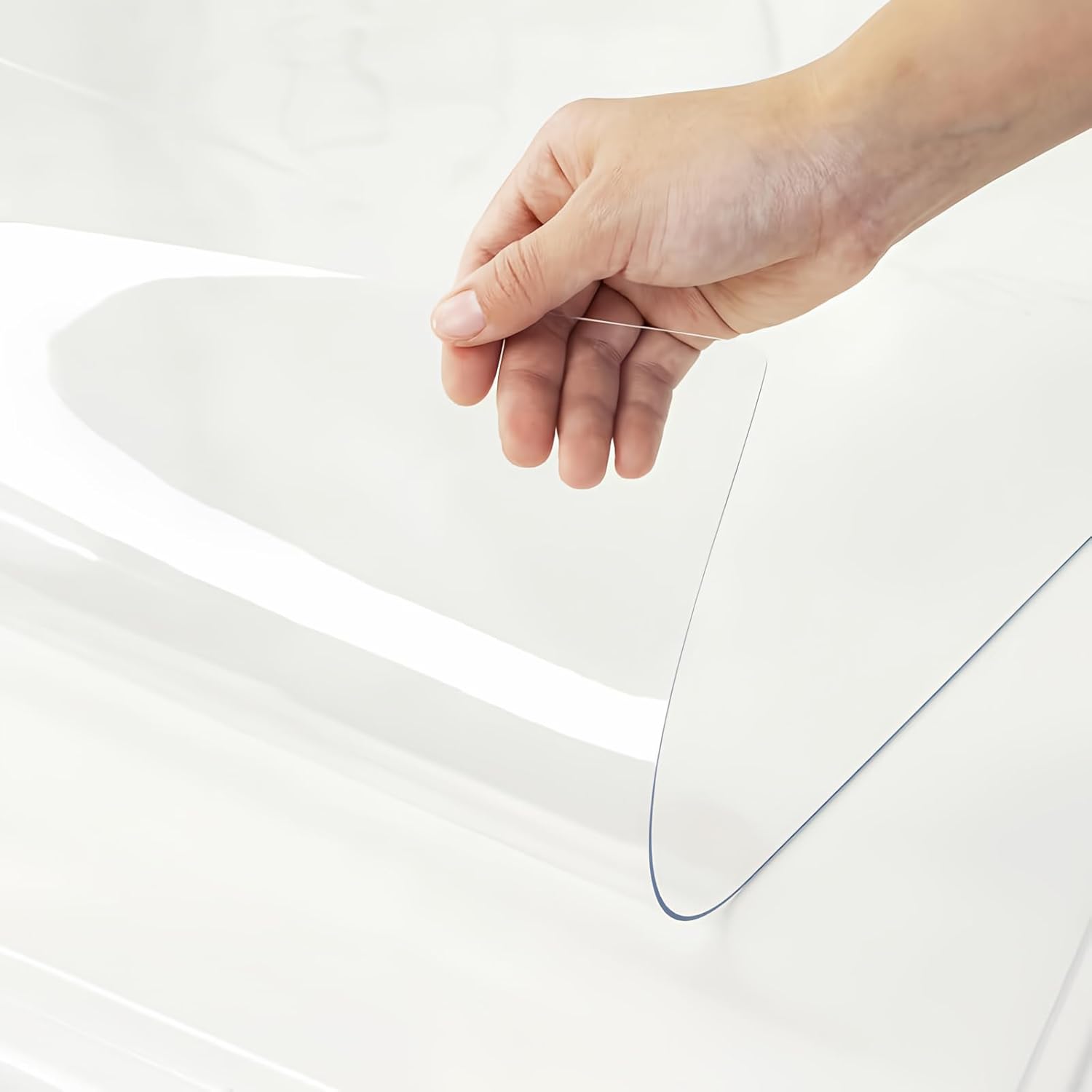 Protective Clear Table Cover 1.5mm Thick PVC - 14 x 24 Inch