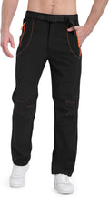 Mens Snow Ski Pants Fleece Lined Waterproof Insulated Outdoor