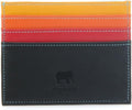 mywalit Double Sided Credit Card Holder - Leather, Multi-Color, 6Card