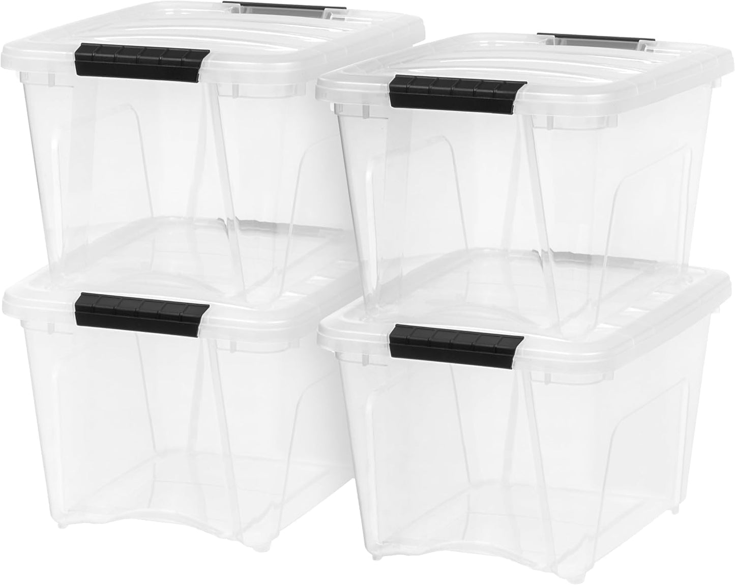 IRIS USA 19 QT Plastic Storage Box - Durable Organizing Solution