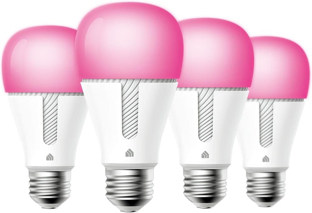 Kasa Smart Light Bulbs - 1000 Lumens Dimmable Color Changing