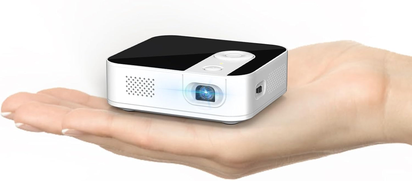 Portable 1080P Mini Projector | 3-Hour Playtime | WiFi & Bluetooth | TMY