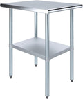 Stainless Steel Work Table 30 in x 24 in - Heavy Duty Prep Table