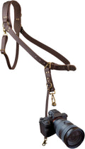 Leather Camera Harness for 1 Camera - Comfortable Crossbody Strap
