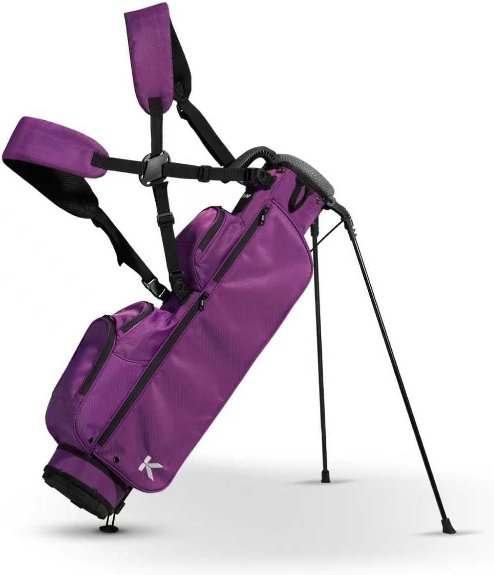 KVV Lightweight Pitch and Putt Golf Bag with Stand for Comfort