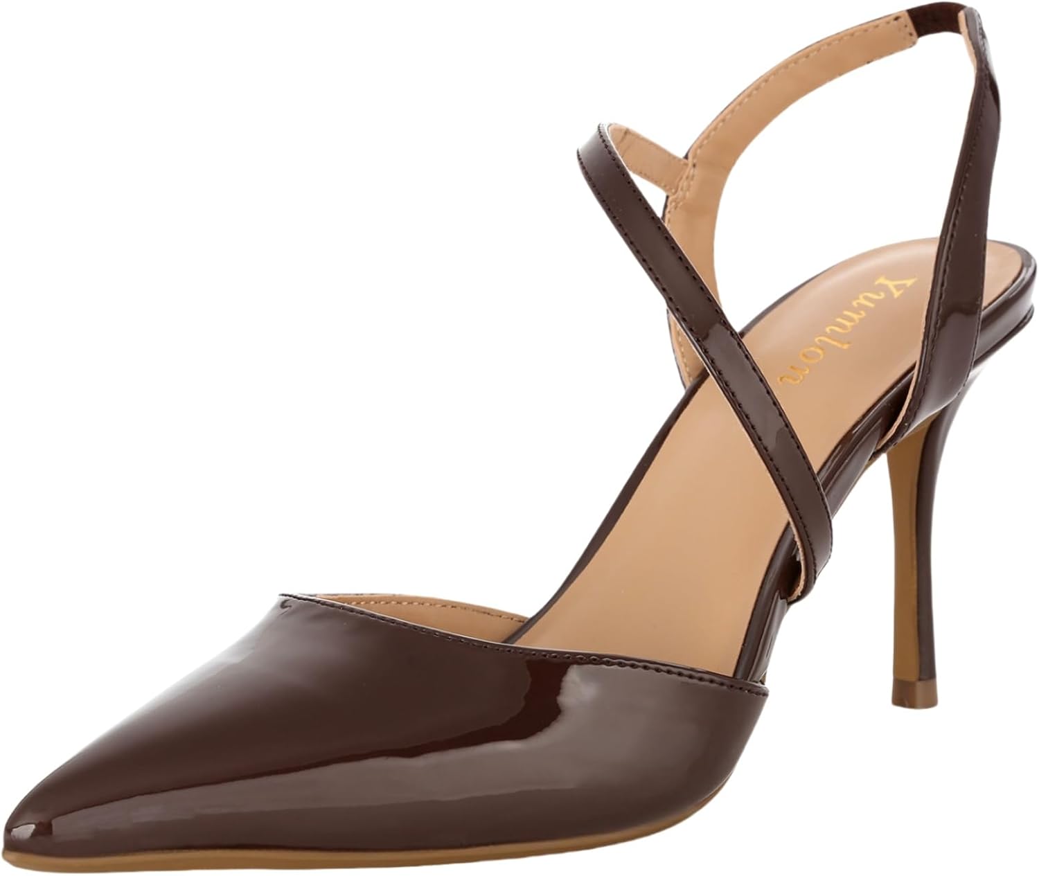 Closed Toe Slingback Heels for Women - Stylish Stiletto Pumps