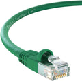 Cat6 Cable UTP Booted Green 25 ft 20 Pack - 10Gbps Performance
