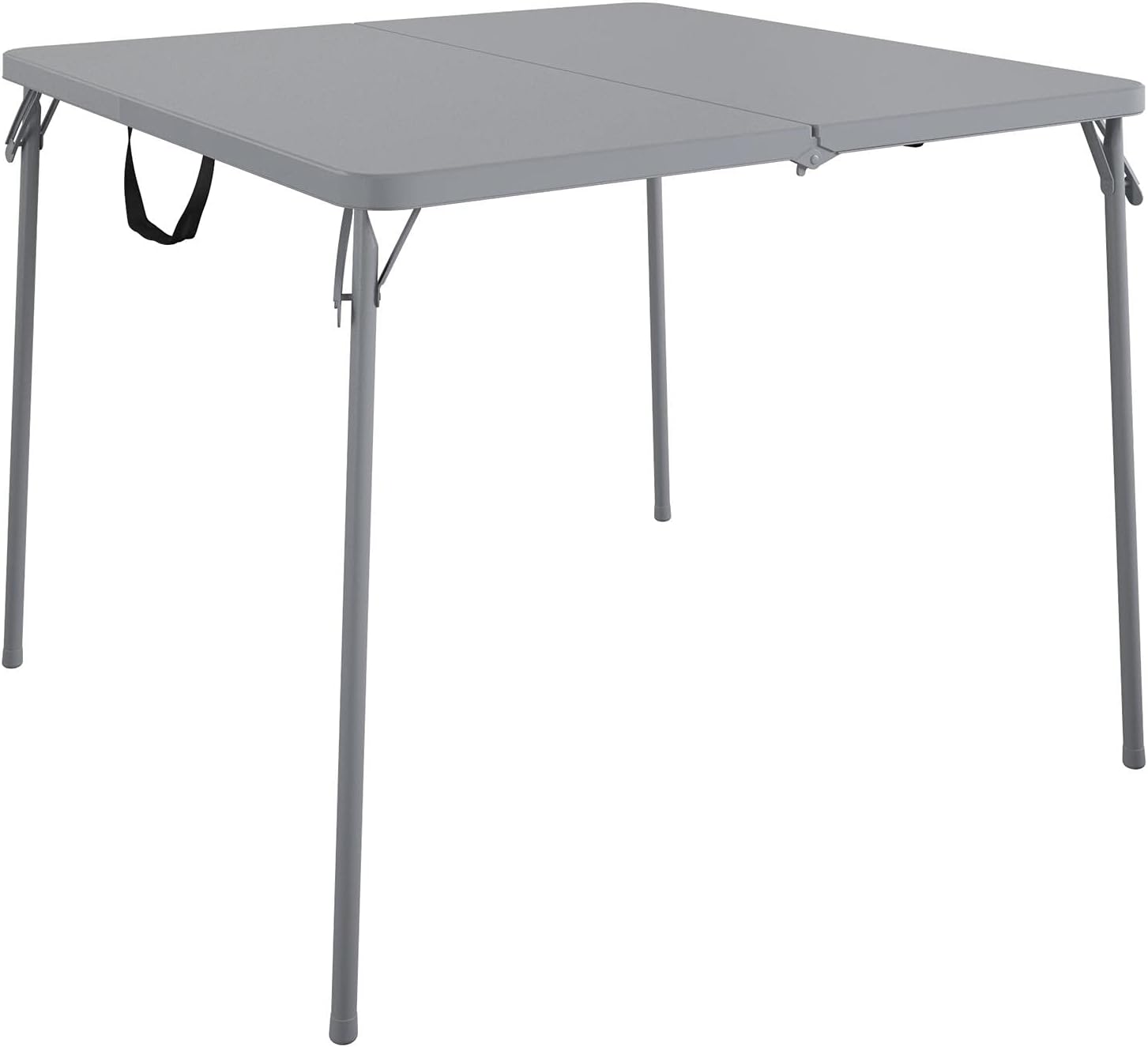 XL Portable Gray Folding Table with Handle - Wheelchair Accessible!