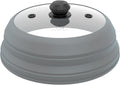 Microwave Splatter Cover Vented Glass Lid 11.8 in - Large Plate Guard