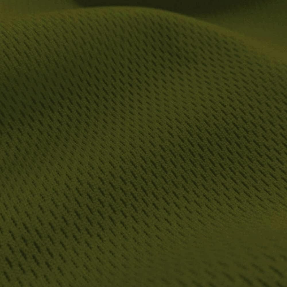 Pico Textiles 5 Yards Bolt Olive Polyester Dimple Mesh Jersey